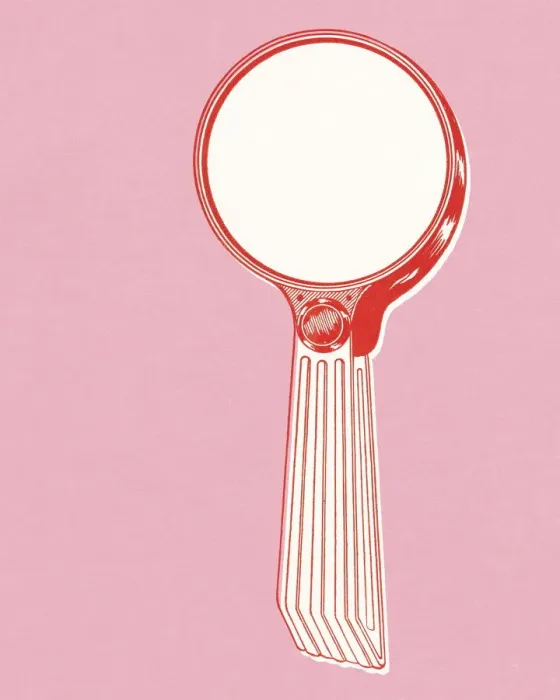 Framed Print : Hand mirror Framed Print : Hand mirror