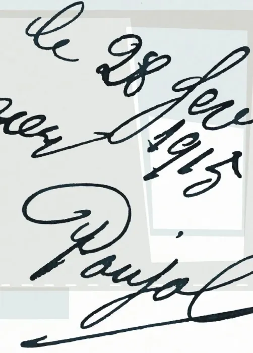 Framed Print : Hand Written Letter