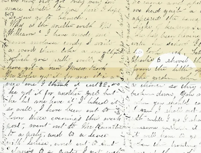 Framed Print : Hand Written Letter