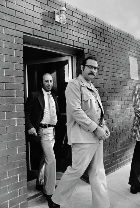 Framed Print : Handcuffed Kidnapper Leaving Jail Framed Print : Handcuffed Kidnapper Leaving Jail
