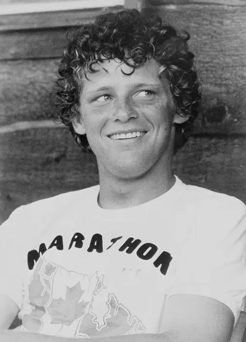 Framed Print : Handicapped Runner Terry Fox Smiling Framed Print : Handicapped Runner Terry Fox Smiling