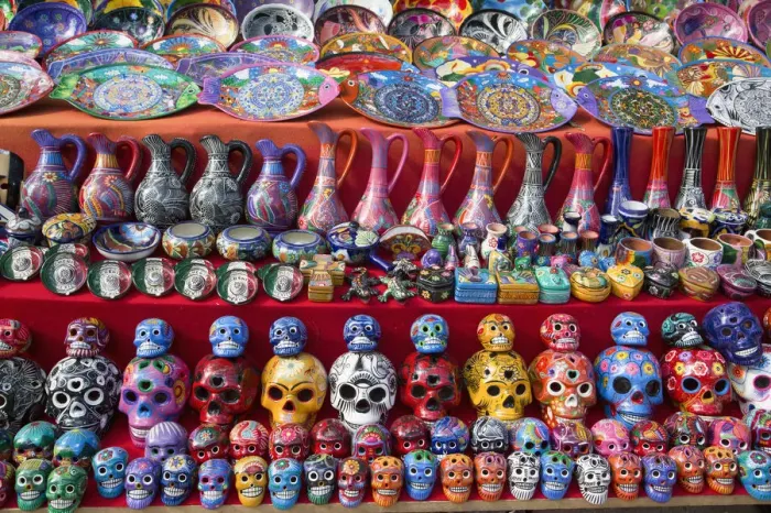 Framed Print : Handicrafts for sale, Chichen Itza Framed Print : Handicrafts for sale, Chichen Itza