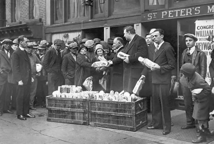 Framed Print : Handing Out Bread and Coffee Framed Print : Handing Out Bread and Coffee