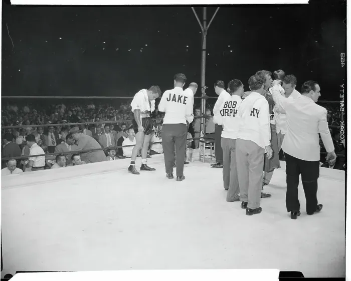 Framed Print : Handlers Surrounding the Fighters Framed Print : Handlers Surrounding the Fighters