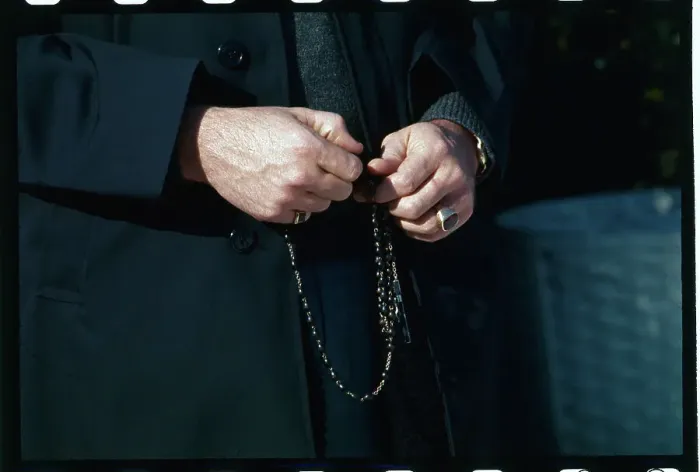 Framed Print : Hands of Man Saying Rosary Framed Print : Hands of Man Saying Rosary