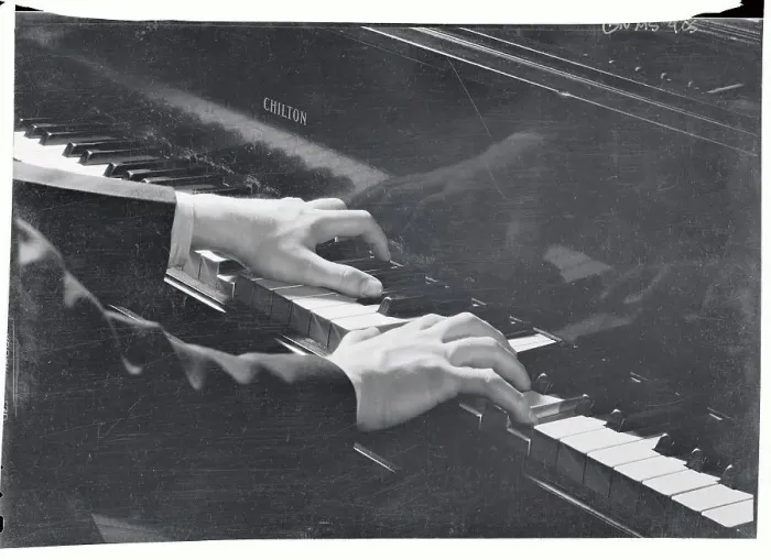 Framed Print : Hands Playing Keys of Chilton Piano Framed Print : Hands Playing Keys of Chilton Piano