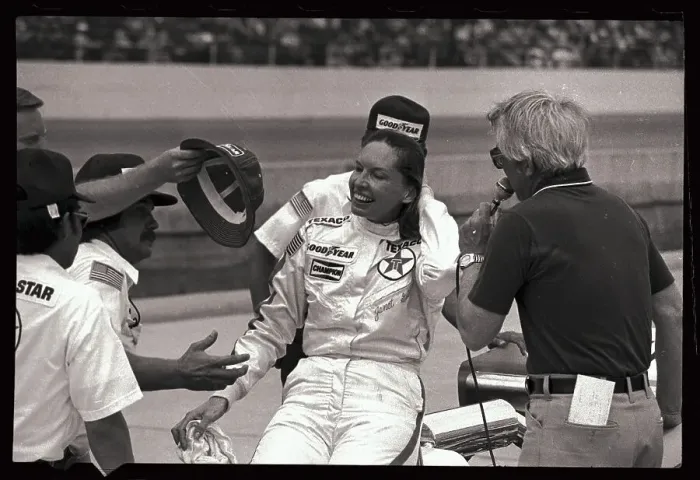 Framed Print : Hands Reaching out to Janet Guthrie Framed Print : Hands Reaching out to Janet Guthrie