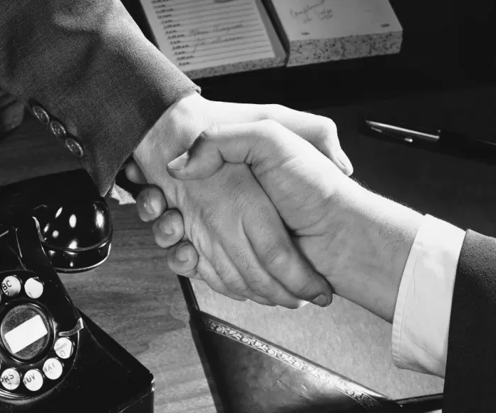 Framed Print : Handshake Framed Print : Handshake