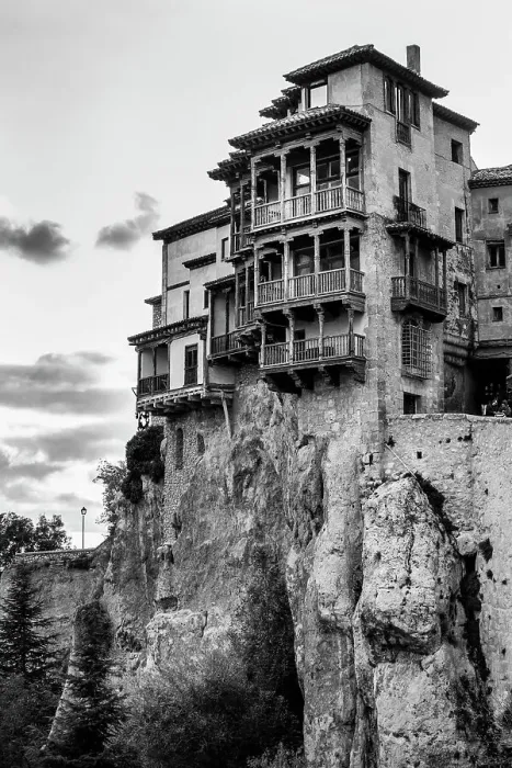 Framed Print : Hanging Houses of Cuence