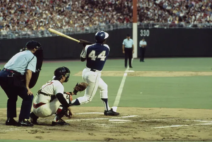 Framed Print : Hank Aaron In Action At Bat Framed Print : Hank Aaron In Action At Bat