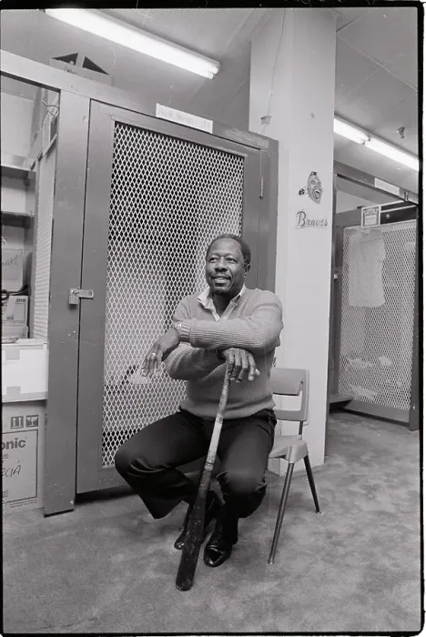 Framed Print : Hank Aaron at Age 54 Framed Print : Hank Aaron at Age 54