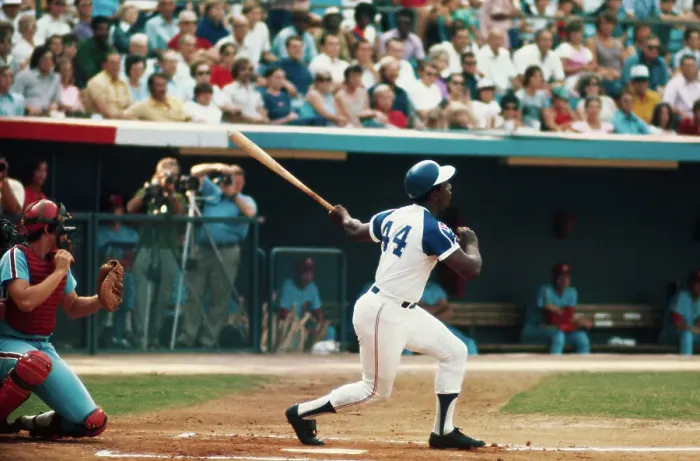 Framed Print : Hank Aaron Hitting a Home Run Framed Print : Hank Aaron Hitting a Home Run
