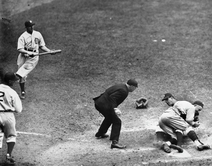 Framed Print : Hank Greenberg Cut Down At Home Plate Framed Print : Hank Greenberg Cut Down At Home Plate