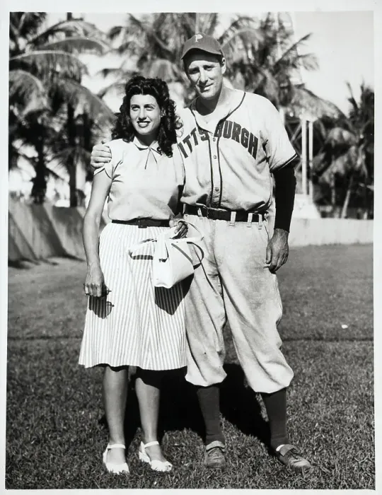 Framed Print : Hank Greenberg and Wife Caryl Gimbel 1947 Framed Print : Hank Greenberg and Wife Caryl Gimbel 1947