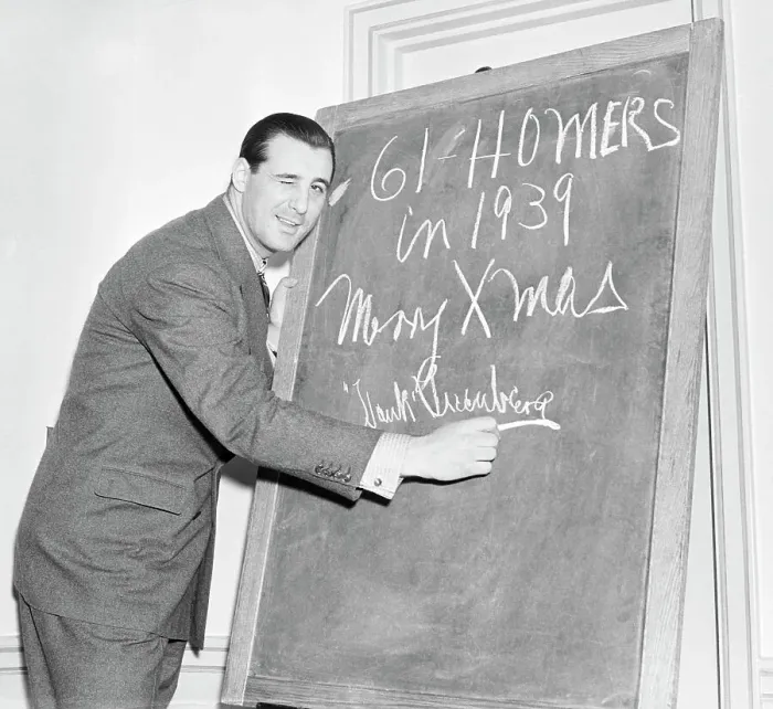 Framed Print : Hank Greenberg Writing On Chalkboard Framed Print : Hank Greenberg Writing On Chalkboard