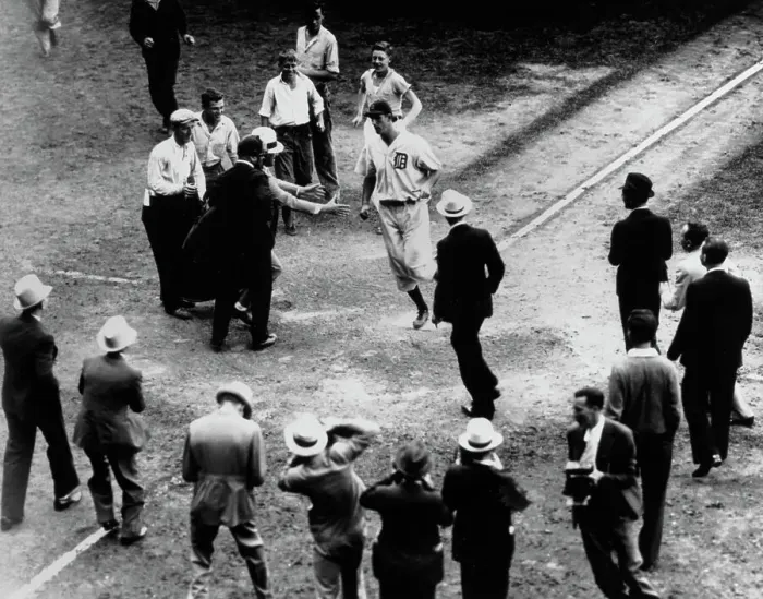 Framed Print : Hank Greenberg's Home Run Framed Print : Hank Greenberg's Home Run