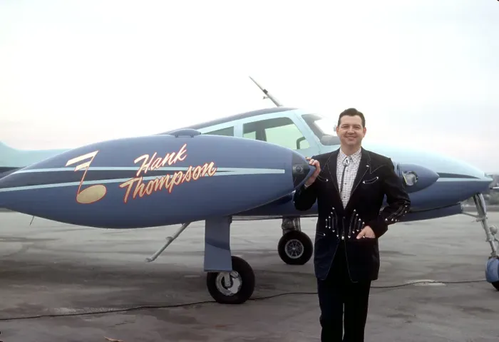Framed Print : Hank Thompson & His Plane Framed Print : Hank Thompson & His Plane