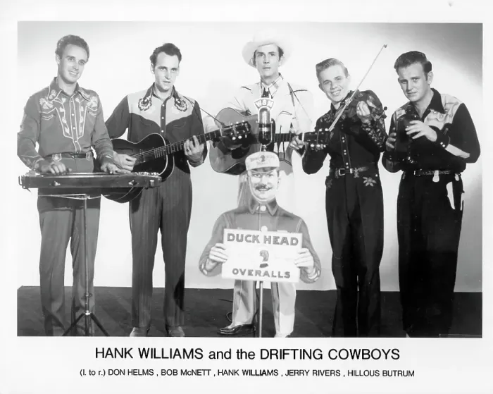 Framed Print : Hank Williams And The Drifting Cowboys