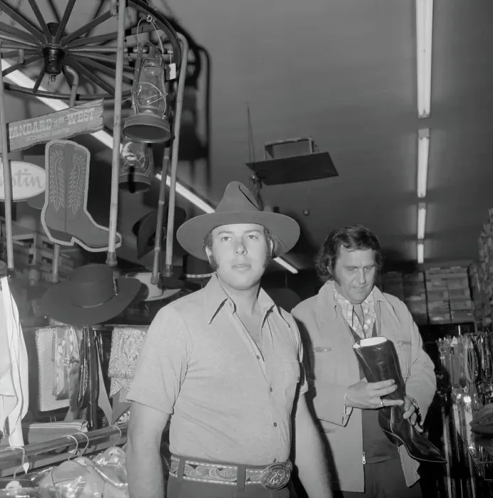 Framed Print : Hank Williams Jr. At Nudie's