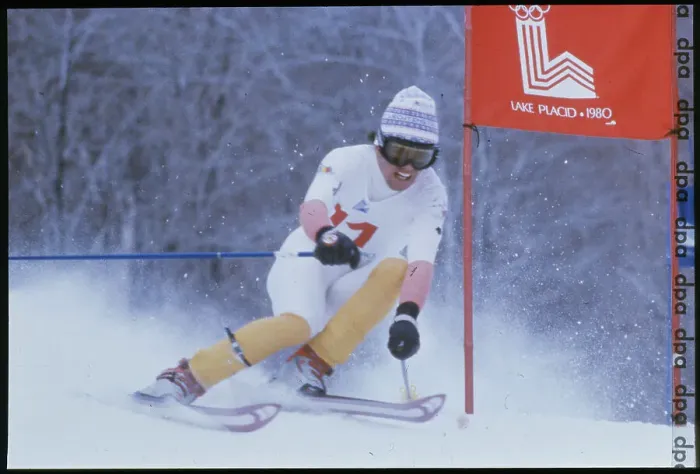 Framed Print : Hanni Wenzel During Slalom Event Framed Print : Hanni Wenzel During Slalom Event
