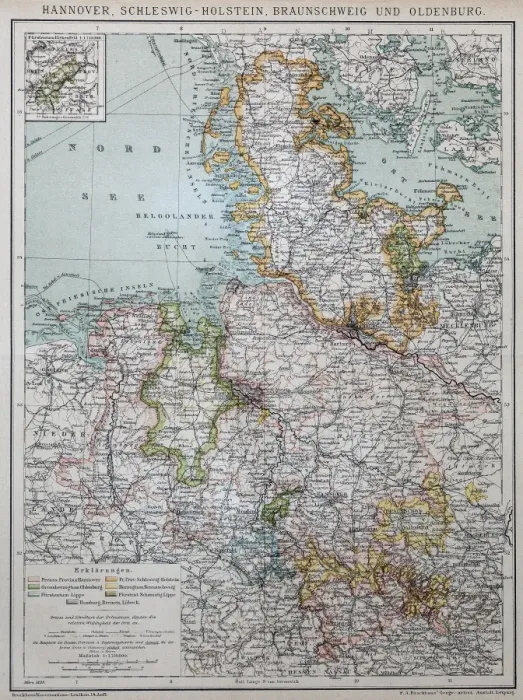 Framed Print : Hannover, Schleswig-Holstein, Braunschweig and Oldenburg Framed Print : Hannover, Schleswig-Holstein, Braunschweig and Oldenburg