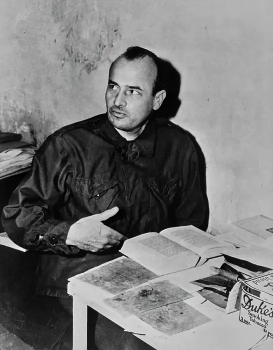 Framed Print : Hans Frank In Prison Cell Framed Print : Hans Frank In Prison Cell