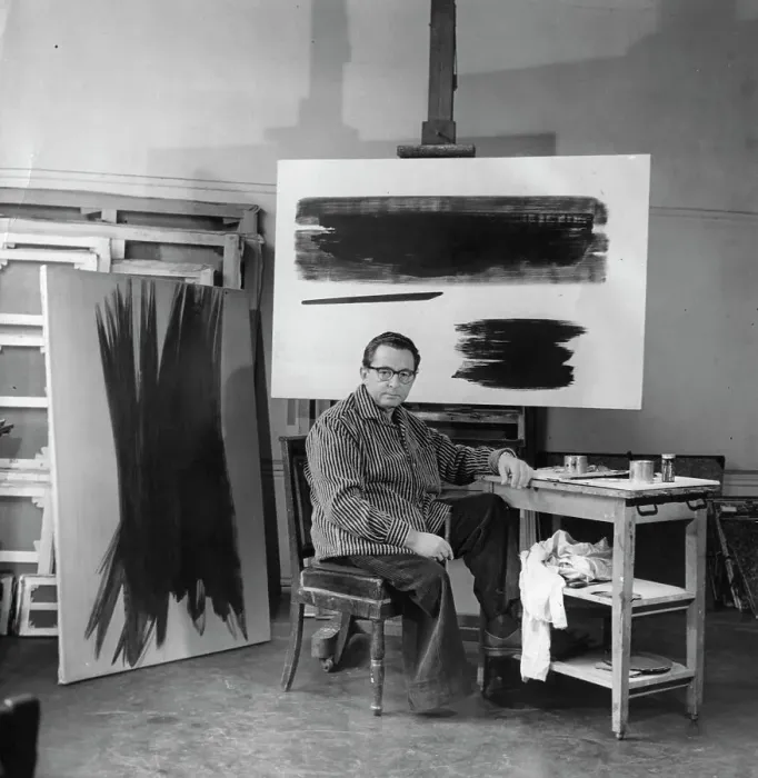 Framed Print : Hans Hartung Framed Print : Hans Hartung