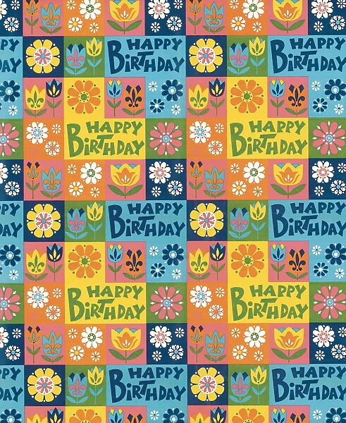 Happy Birthday pattern