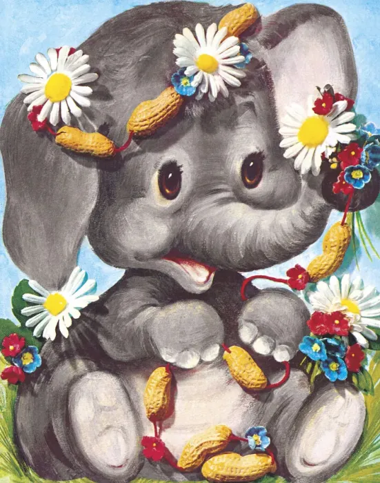 Framed Print : Happy Little Elephant Framed Print : Happy Little Elephant