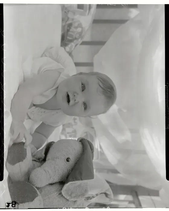 Framed Print : Happy Mary Courtney Kennedy Hill in Her Crib Framed Print : Happy Mary Courtney Kennedy Hill in Her Crib