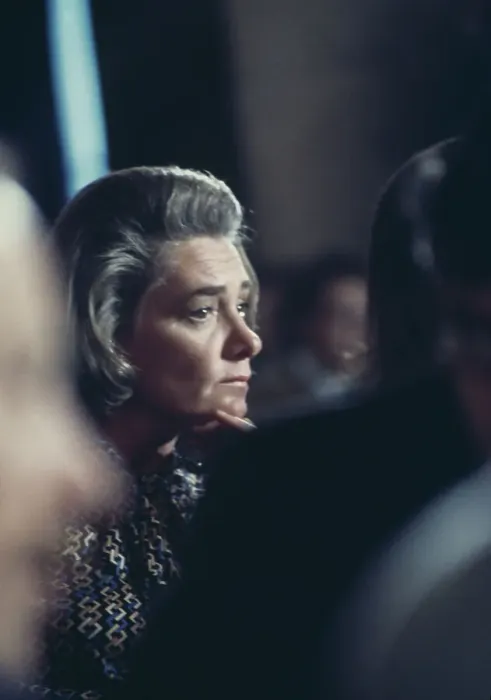 Framed Print : Happy Rockefeller At Committee Hearing