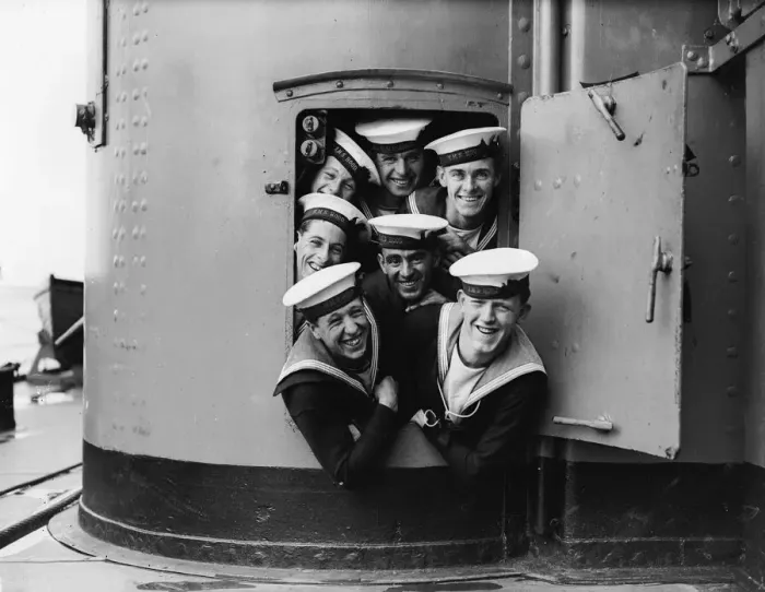 Framed Print : Happy Sailors Framed Print : Happy Sailors