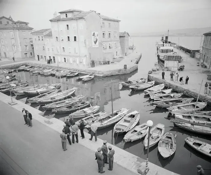 Framed Print : Harbor with Boats Framed Print : Harbor with Boats