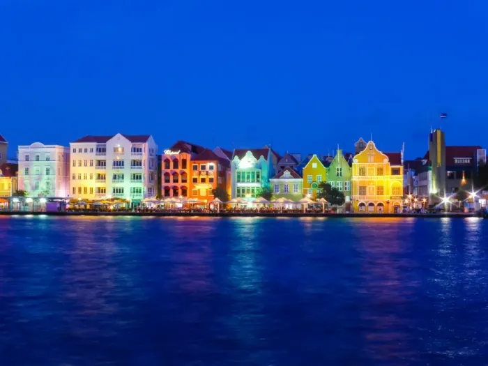Framed Print : The harbor front of Willemstad, CuraAzao Framed Print : The harbor front of Willemstad, CuraAzao