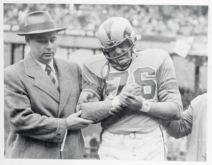 Framed Print : Harland Svare Holding His Wrist Framed Print : Harland Svare Holding His Wrist