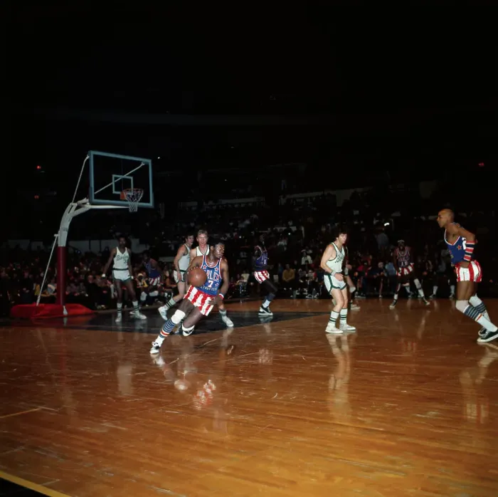 Framed Print : Harlem Globetrotters Against Boston Shamrocks Framed Print : Harlem Globetrotters Against Boston Shamrocks