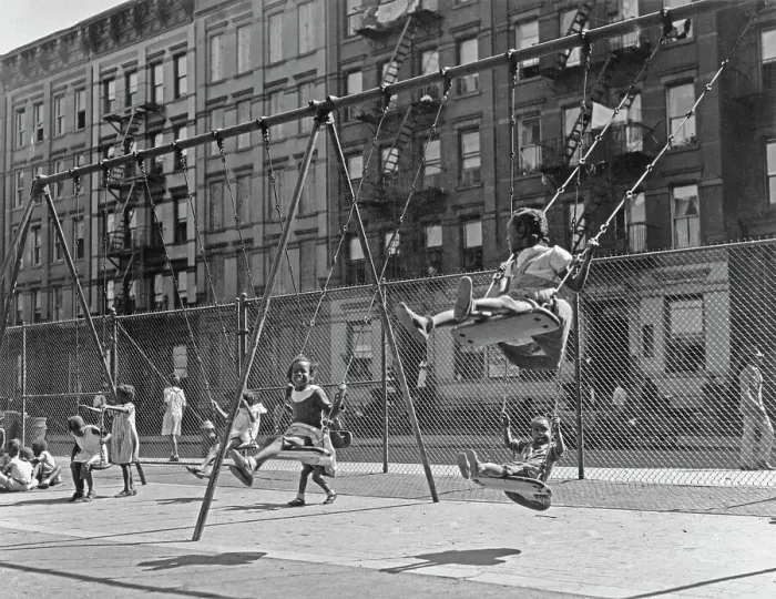 Framed Print : Harlem Playground, 1935 Framed Print : Harlem Playground, 1935