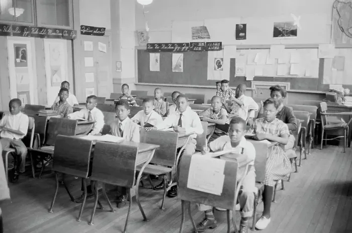 Framed Print : Harlem School