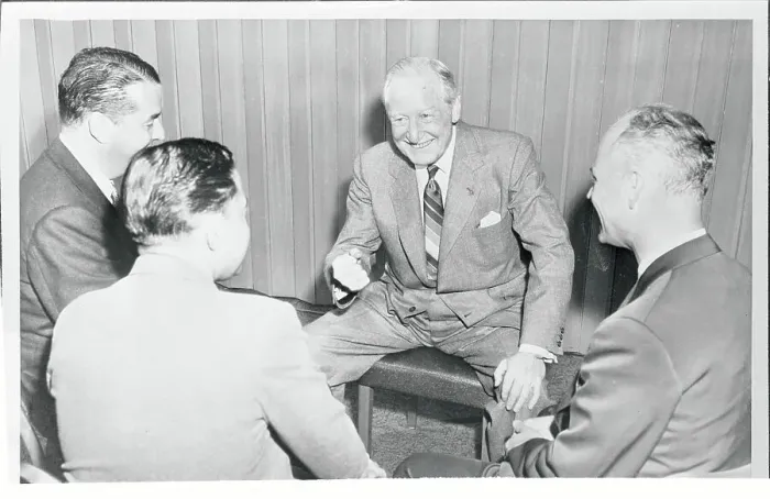 Framed Print : Harlow H. Curtice Speaking on Advertisements Framed Print : Harlow H. Curtice Speaking on Advertisements