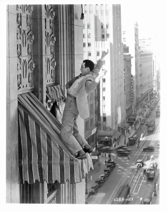 Framed Print : Harold Lloyd In Feet First Framed Print : Harold Lloyd In Feet First