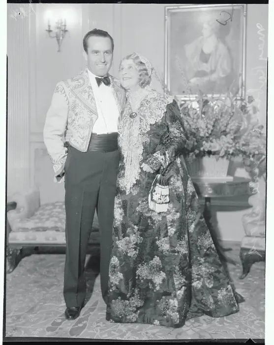 Framed Print : Harold Lloyd and May Robson Wearing Costumes Framed Print : Harold Lloyd and May Robson Wearing Costumes