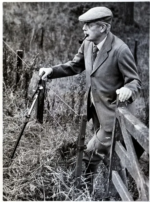 Framed Print : Harold MacMillan Enjoys a Pipe Framed Print : Harold MacMillan Enjoys a Pipe