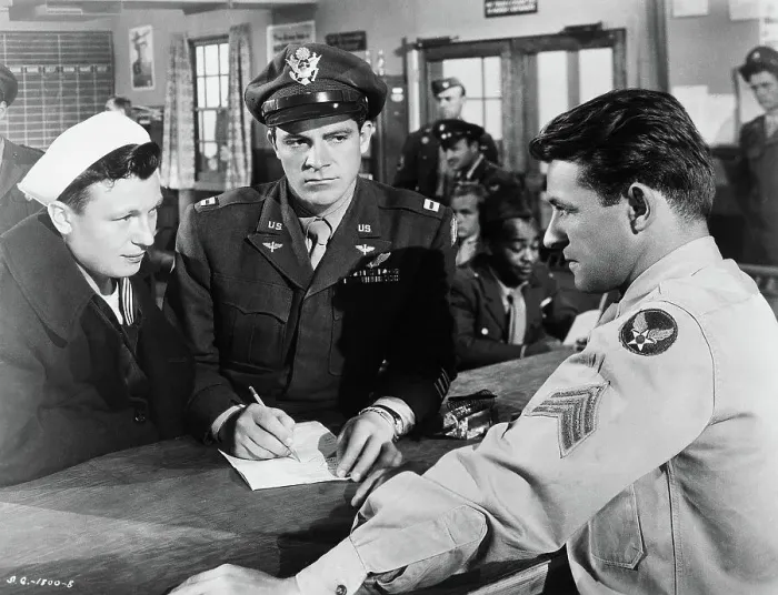Framed Print : Harold Russel and Dana Andrews Film Still Framed Print : Harold Russel and Dana Andrews Film Still