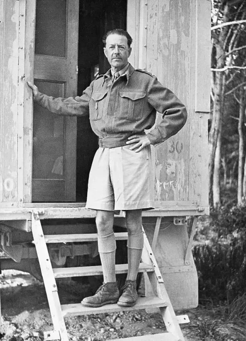 Framed Print : Harold V.R. Alexander Standing on Stair Framed Print : Harold V.R. Alexander Standing on Stair
