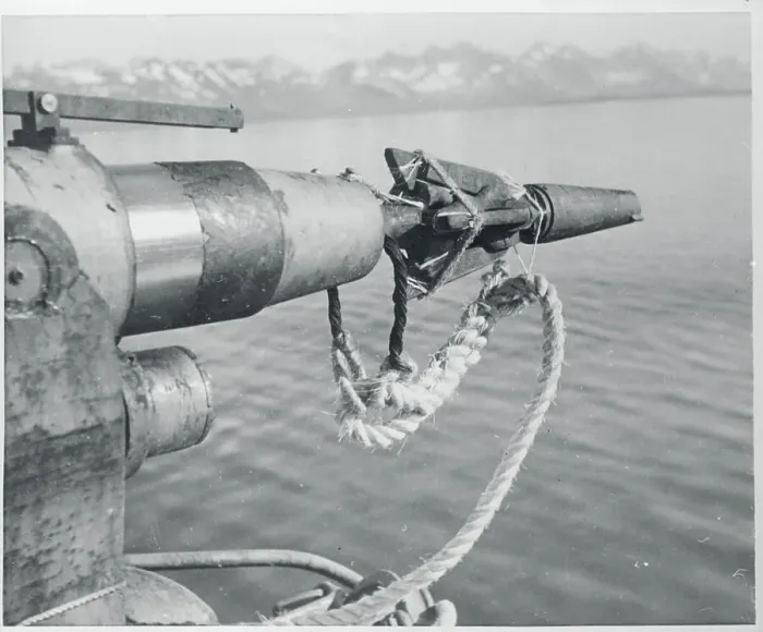 Framed Print : Harpoon Gun Framed Print : Harpoon Gun