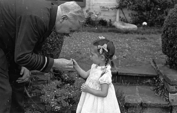 Framed Print : Harris With Daughter Framed Print : Harris With Daughter