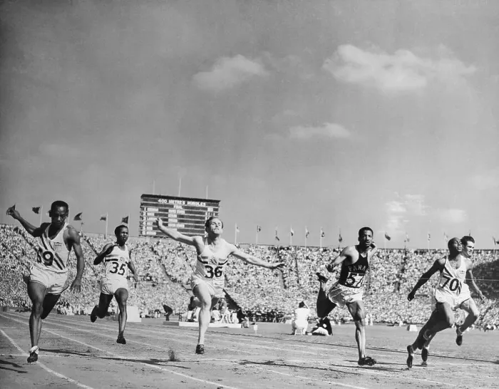 Framed Print : Harrison Dillard Winning Olympic Dash Framed Print : Harrison Dillard Winning Olympic Dash