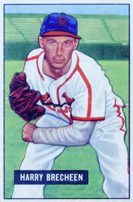 Framed Print : Harry Brecheen Baseball Card Framed Print : Harry Brecheen Baseball Card