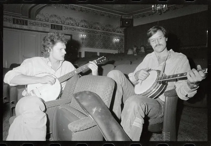 Framed Print : Harry Chapin Rehearsing with his Brother Framed Print : Harry Chapin Rehearsing with his Brother