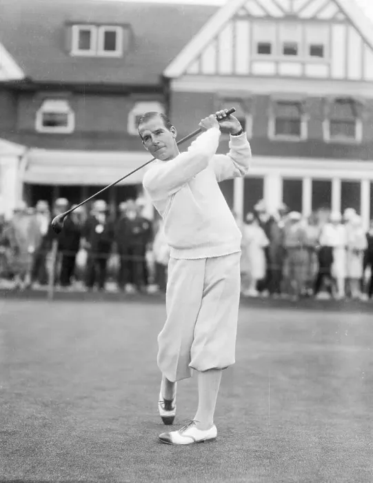 Framed Print : Harry Cooper Competing in Tournament